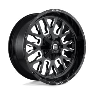 Fuel – D611 STROKE – Black – 22″x10″ 10mm – Summer Wheels – D61122001757